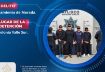 Detienen a cuatro hombres por allanamiento de morada en Atlixco