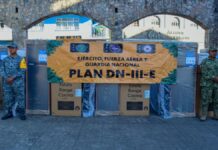 Sedena entrega 6 mil apoyos a afectados por tormenta Jerry en Sierra Norte