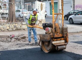 Ayuntamiento de Puebla intensifica trabajos de bacheo