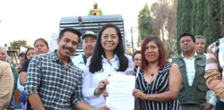 Ariadna Ayala arranca rehabilitación del Boulevard Ferrocarriles en Atlixco