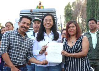 Ariadna Ayala arranca rehabilitación del Boulevard Ferrocarriles en Atlixco