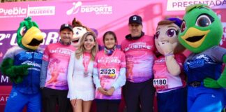 Participan tres mil personas en segunda Carrera “Mujeres Imparables” en Puebla