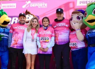 Participan tres mil personas en segunda Carrera “Mujeres Imparables” en Puebla