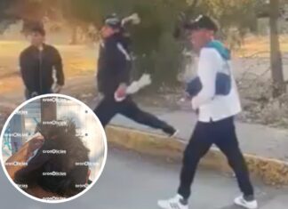 Presuntos carteristas golpean a pasajeros y vandalizan Ruta 41 en Amalucan