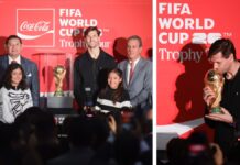 Puebla recibe la Copa del Mundial 2026 junto a Fernando Llorente