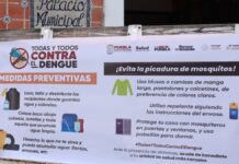 Ariadna Ayala arranca campaña contra dengue y chikungunya en Atlixco