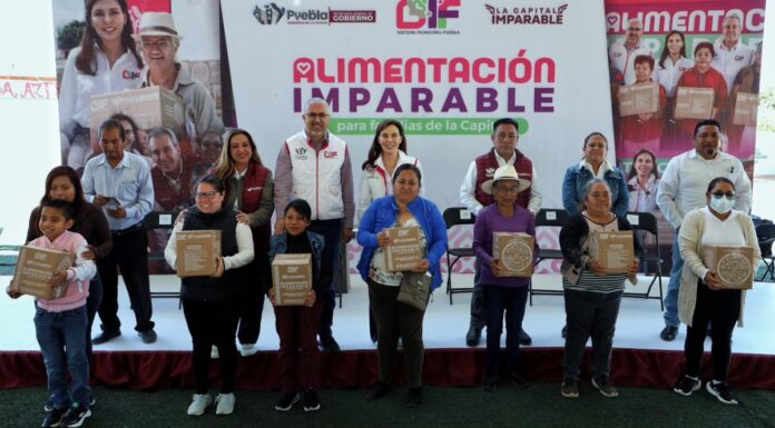 DIF Puebla Capital entrega más de 4 mil despensas en La Resurrección
