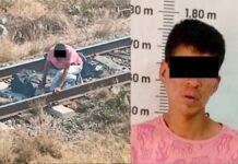 Detienen a hombre por presunto robo en vías del tren en Cuautlancingo