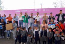 Entregan en Texmelucan equipamiento para niñez y adultos mayores