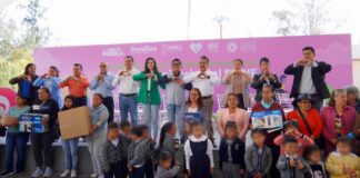 Entregan en Texmelucan equipamiento para niñez y adultos mayores