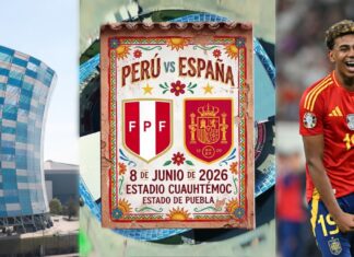 España enfrentará a Perú en el Estadio Cuauhtémoc el 8 de junio
