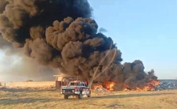 Incendio en Misiones de San Francisco genera enorme columna de humo
