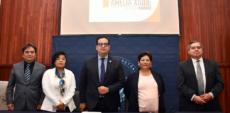 María Xique rinde Primer Informe en la Facultad de Lenguas BUAP