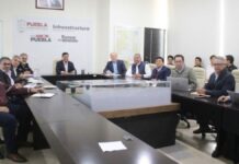 Infraestructura se reúne con CMIC para revisión de proyectos en Puebla