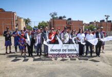 Cuautlancingo inicia construcción de cancha de fútbol 5 en Deportivo Uranga