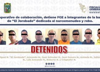 Caen nueve presuntos integrantes de la banda de “El Jorobado” en Puebla