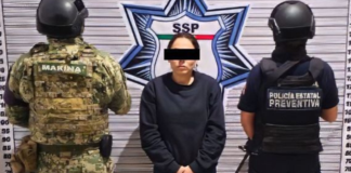 Detienen a “La Güera”, presunta operadora de La Familia Michoacana en Puebla