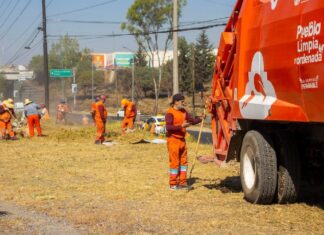 Faena comunitaria en Villa Frontera retira más de 25 toneladas de basura