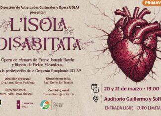 UDLAP presenta “L’isola disabitata”, ópera gratuita el 20 y 21 de marzo