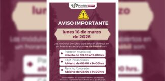 Tesorería Municipal de Puebla abrirá en horario especial este lunes 16 de marzo