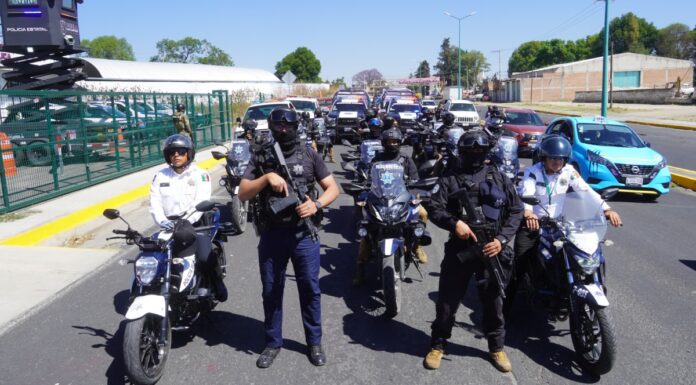Texmelucan refuerza seguridad por temporada vacacional