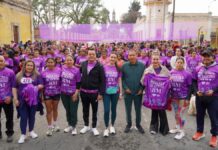 Texmeluquenses participan en Carrera Mujeres al Centro 8M