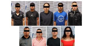 Detienen a nueve presuntos integrantes de La Familia Michoacana en Puebla