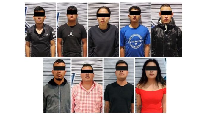 Detienen a nueve presuntos integrantes de La Familia Michoacana en Puebla