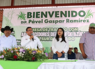 Pável Gaspar se reúne con productores cañeros del sur de Puebla