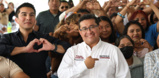 Pável Gaspar sostiene diálogo ciudadano en Acatlán de Osorio