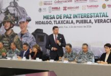 Puebla, sede de Mesa de Paz Interestatal contra la delincuencia