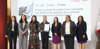 México, Google, Meta y TikTok acuerdan combatir violencia digital contra mujeres