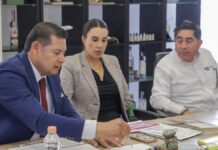 Armenta encabeza reunión para modernizar el Aeropuerto Hermanos Serdán