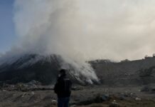 Tras incendio, exigen clausurar relleno sanitario de San José Chiapa