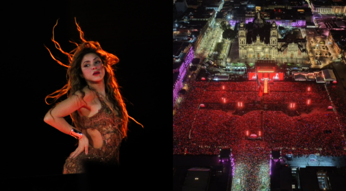 Shakira establece marca histórica en el Zócalo de la CDMX