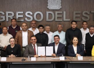 Congreso de Puebla y UTIM firman convenio de colaboración