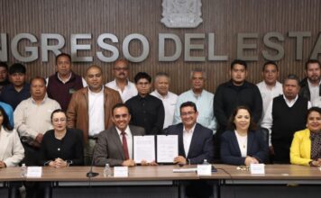 Congreso de Puebla y UTIM firman convenio de colaboración