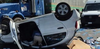 Dos accidentes en la Puebla-Orizaba detienen circulación y dejan un lesionado