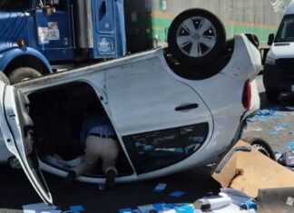 Dos accidentes en la Puebla-Orizaba detienen circulación y dejan un lesionado