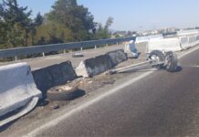 Volcadura provoca cierre de carriles en la Puebla-Acatzingo