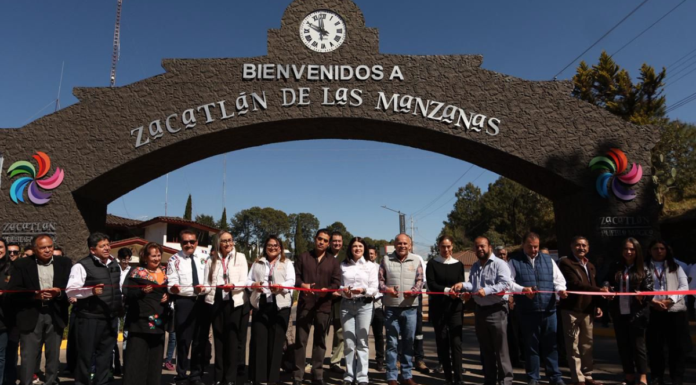 Renuevan acceso sur de Zacatlán para fortalecer imagen turística
