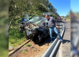 Accidente en la Teziutlán–Virreyes deja dos heridos graves