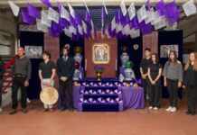 IBERO Puebla instala tradicional Altar de Dolores