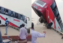 Cae autobús a río en Bangladesh y deja al menos 18 muertos