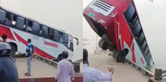 Cae autobús a río en Bangladesh y deja al menos 18 muertos