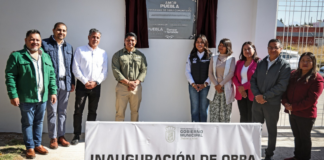 Inauguran barda perimetral en bachillerato de Cuautlancingo