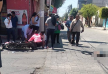 Muere motociclista tras chocar contra camión en Tehuacán