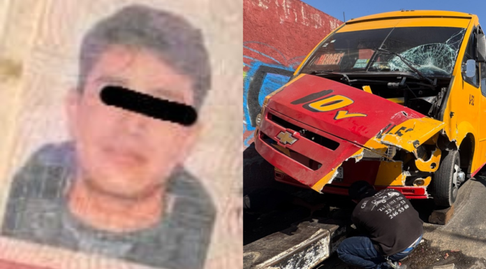 Identifican al conductor de la Ruta 10 que huyó tras choque en Puebla