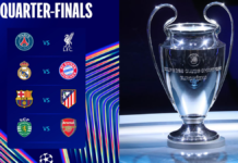 Quedan listos los cuartos de final de la UEFA Champions League