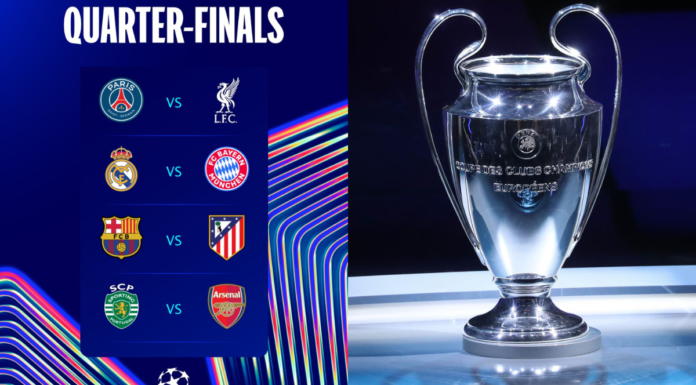 Quedan listos los cuartos de final de la UEFA Champions League
